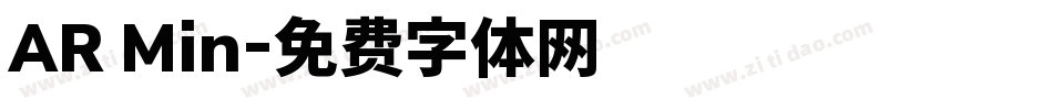 AR Min字体转换